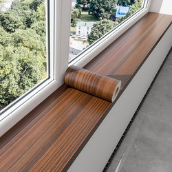 Wood Grain Window Sill Stickers, Waterproof, Sun-Proof, Cover-Up, Bay Window Renovation Magic Tool, Self-Adhesive, Thickened, Balcony Edge Repair Pvc