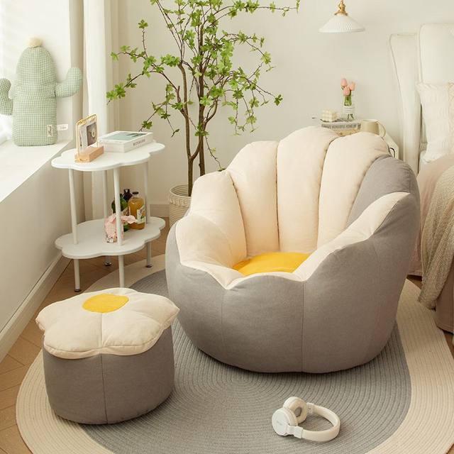 Single recliner tatami lazy sofa sleepable and lying bedroom small sofa bean bag sofa chair human dog kennel
