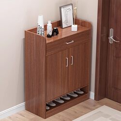 Simple Shoe Rack for Small Apartments, Large-Capacity Storage Cabinet for Home Entrance, Multi-Layer Dust-Proof Economical Shoe Cabinet for Outside the Home