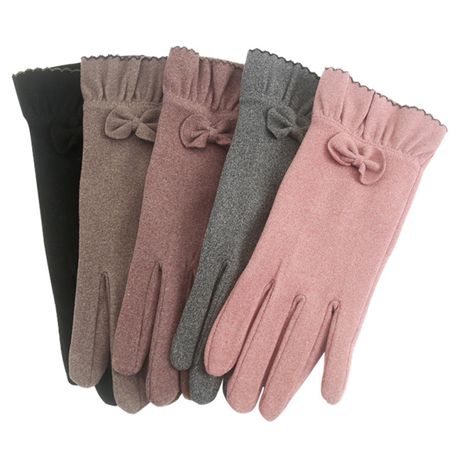 多色可选女生冬季触屏手套