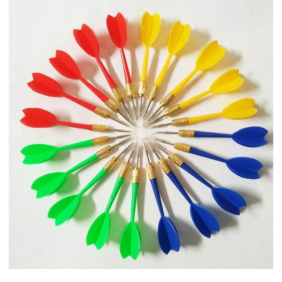 
Colored dart needle dart board dart target flying target needle 6g 18g children's balloon-plated copper-plated needle darts