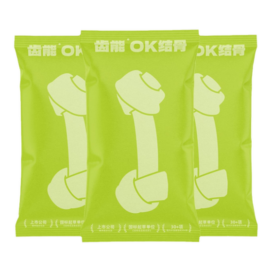 [Try it] The teeth can be OK bone-breaking teeth grinding stick dog bite glue snacks 20g*3 pieces
