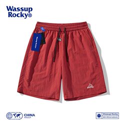 WASSUPKOI straight loose quick-drying sports shorts