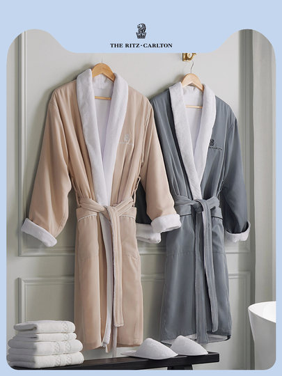 リッツカールトン 5 つ星ホテルのバスローブ フレッテ カスタマイズ  