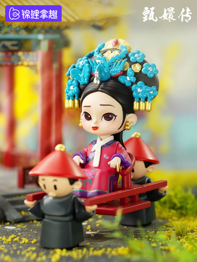 中国 魚を持つ唐子人形 f2250206 Koi Carp Fun Zhen Huan Blind Box Figure