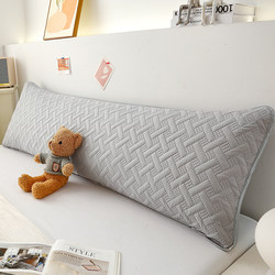 Waterproof Double Long Pillow Pillowcase Couple Long Integrated Pillow for Couples 1.5m 1.8m Neck Protection Sleep Aid 1.2m