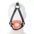 HOTTIME buộc mở miệng hình môi silicone miệng bịt miệng sm đồ chơi tình dục thay thế đào tạo đồ chơi người lớn Bóng bịt miệng