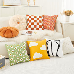 Cushion for Sofa, Living Room, Headboard, Nap, Office, Lumbar Support, Backrest Pad, Car Lumbar Support Cushion Cover