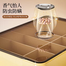 New three-in-one underwear storage box for home bedroom dormitory wear bra underwear socks wardrobe storage box