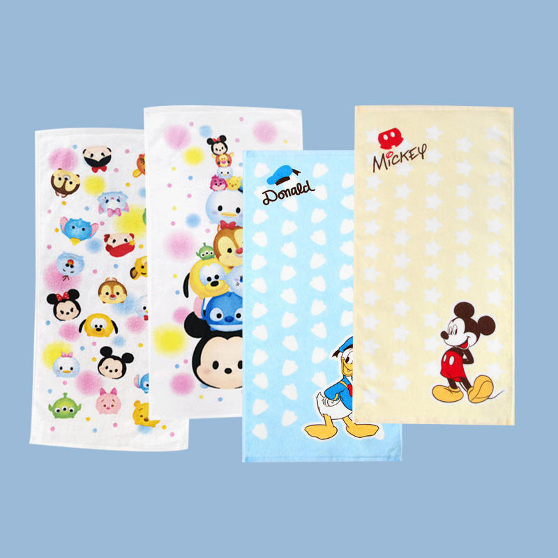 Disney 迪士尼 儿童毛巾纯棉 4条 17.9元包邮（多重优惠）