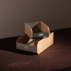【New Model】Large Wuyou Boat-Shaped Wooden Box Mini Portable Desktop Storage by Zhiji Home Furnishing