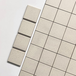 Nanman Medieval Style Matte Off-White Handmade Square Tiles Vintage Restaurant Coffee Shop Facade Distressed Wall and Floor Tiles