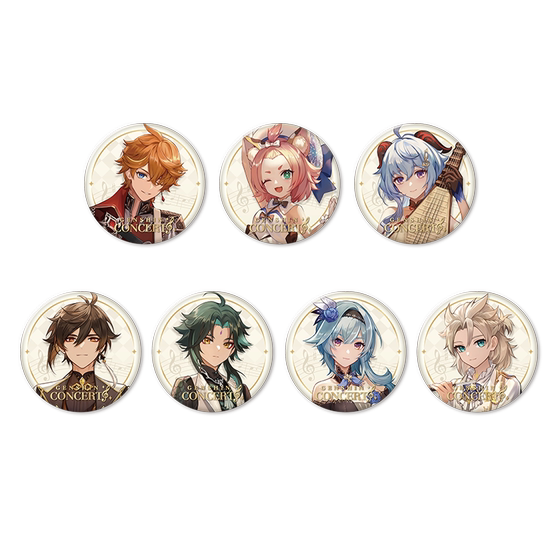 [Original God Official] Genshin, the character badge of the theme series