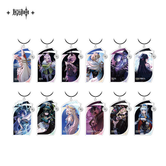 [Genshin Official] Genshin Song of Sky and Moon Theme Series Acrylic Hanging Ornaments Genshin