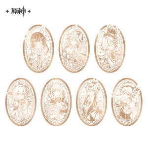 [Official Genshin Impact] Anniversary Celebration Series Mirror Badge Genshin