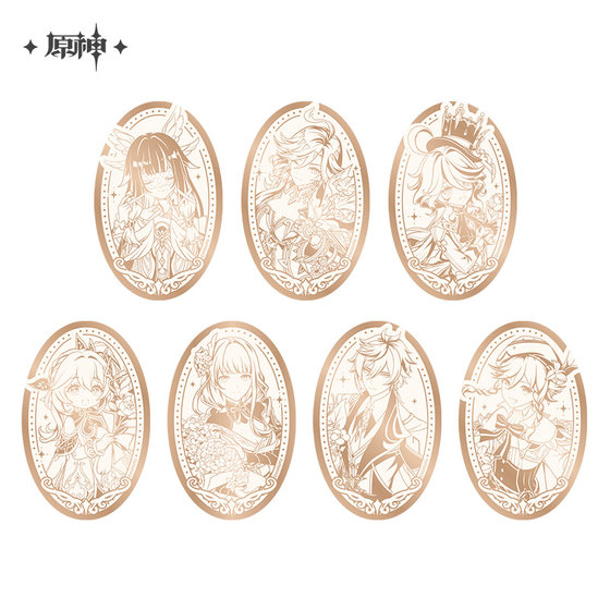 [Official Genshin Impact] Anniversary Celebration Series Mirror Badge Genshin