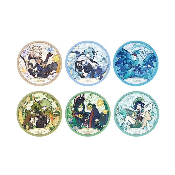 [Original God Official] Fenghua's breathing theme series Liusha coaster Genshin Genshin