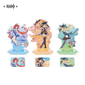 
[Genshin Official] <Huanxia! Evil Dragon? Fairy Tale Country!> Series Badges Stand Card Genshin