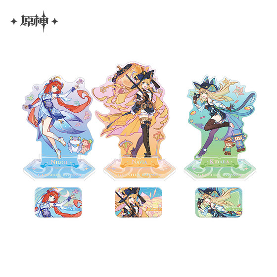 
[Genshin Official] <Huanxia! Evil Dragon? Fairy Tale Country!> Series Badges Stand Card Genshin