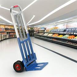 German Imported Folding Portable Luggage Cart for Home Use, Grocery Shopping, Heavy-Duty Trolley, Handcart, Small Cart