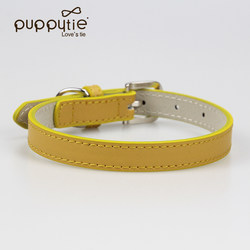 Puppytie Dog Collar, Dog Collar, Small Dog Collar, Large Dog Collar, Leather Medium-Sized Teddy Pet Supplies