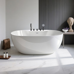 Acrylic Household Small Apartment Adult Bathtub Hotel B&B Independent Removable Seamless Integrated Imperial Concubine Bathtub