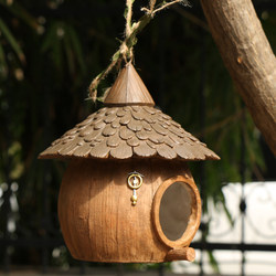 Courtyard Garden Balcony Landscaping Bird's Nest Birdhouse Ornaments Small Bird House Kindergarten Tree Decoration
