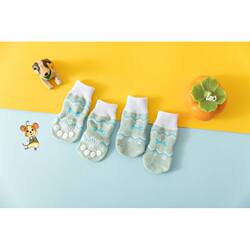 Pet Socks, Puppy and Cat Shoes, Non-Slip, Anti-Scratch, for Bichon, Teddy, Small Dogs, Leg Covers, All-Season Joint Protection