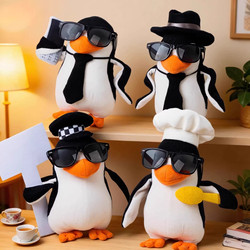 Elegant and Quirky Penguin Plush Toy, Abstract Doll, Birthday Gift for Girls, Gift for Best Friend