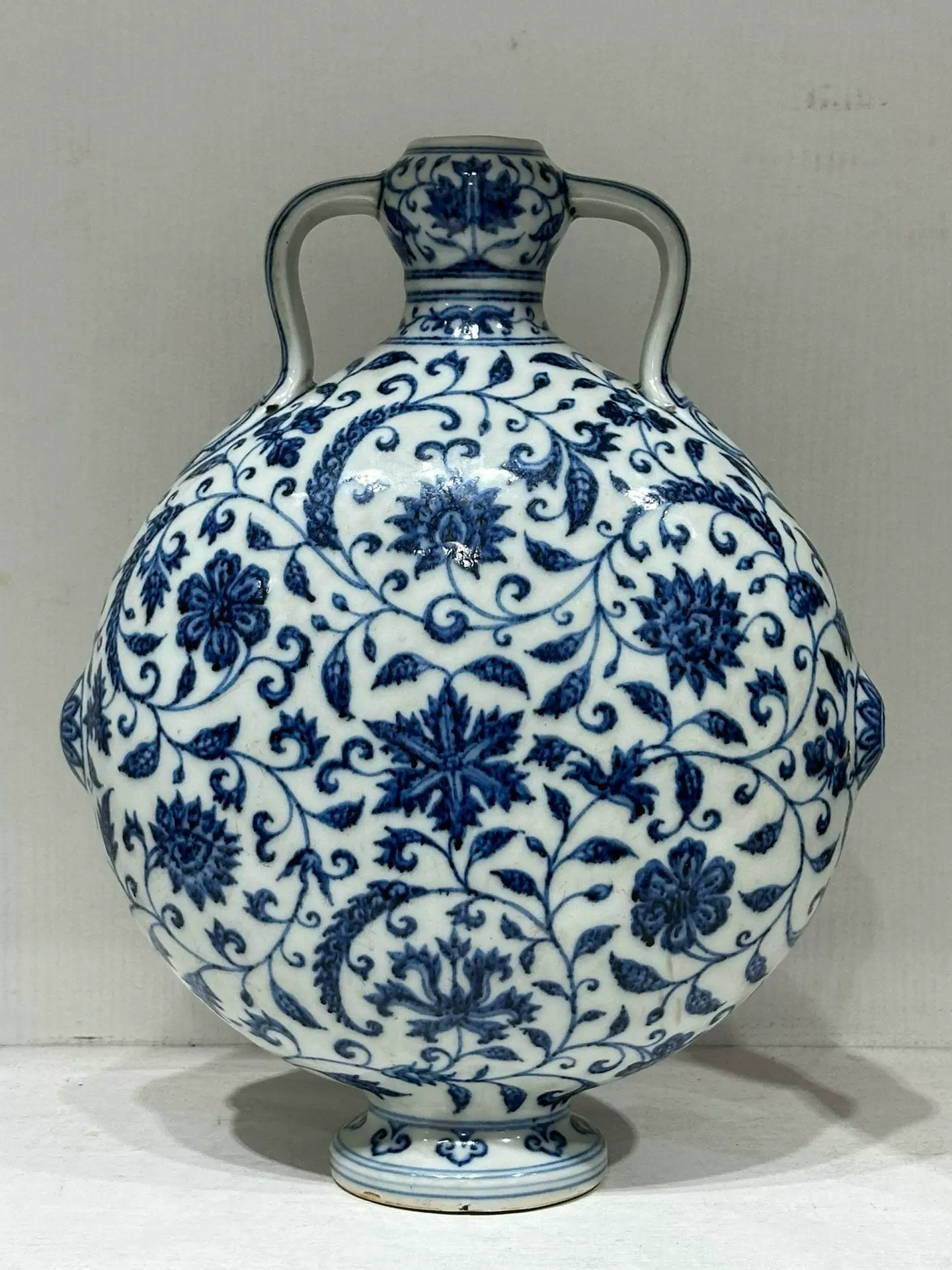 中国古美術 明時代 青花 百鶴 罐 花瓶 古玩 骨董 美術品 骨董品