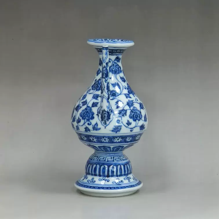 ◇旧家蔵出◇古美術 中国古玩 大明永樂年製款 青花 纏枝