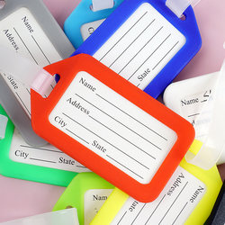 Luggage Tag Plastic Tag Identification Tag Classification Tag Travel Boarding Tag Checked-In Tag Name Anti-Loss Tag