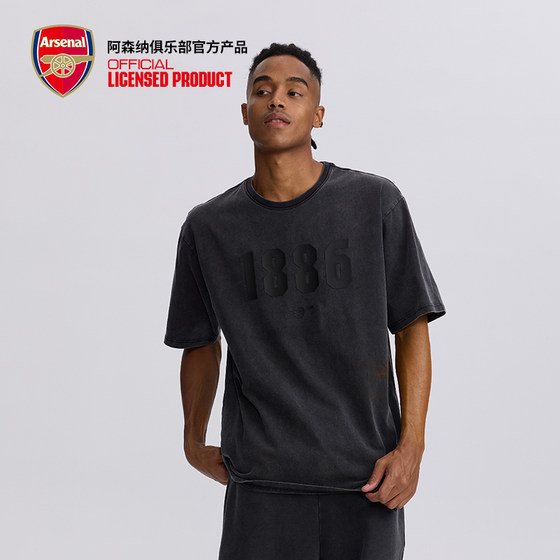 
arsenal Arsenal flagship store official authentic summer 1886 printed short-sleeved T-shirt