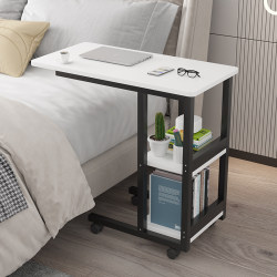 Movable bedside table home laptop table dormitory bedroom bed desk college student lazy small table