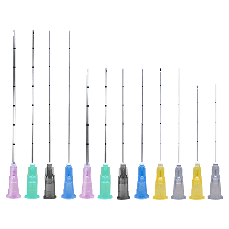 鈍針醫用一次性頓針針頭18/21g/23/25/27g帶刻度側方牙科管沖洗oj-Taobao