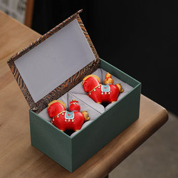 Creative Money-Attracting Horse Year Mascot Ornament, Cultural and Creative Home Office Desk Decoration, Housewarming Birthday Gift