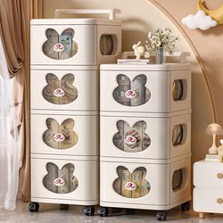 Small Cart Snack Rack Storage Shelf Floor-Standing Drawer-Type Household Multi-Layer Baby Storage Toy Miscellaneous Storage Cabinet