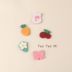 Girls' Hair-Friendly Magic Tape Cute Cartoon Baby Hair Clips Children's Bangs Stickers Headwear Infant Hair Accessories