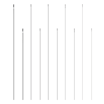 Special needle string bead artifact for threading beads through the opening