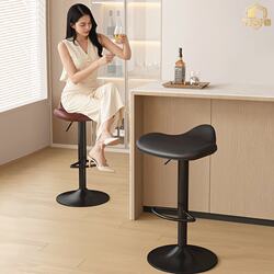 Vintage-Style Bar Stools with Adjustable Height, Retro Home-Use Island Chairs, Suitable for Guesthouses, Apartments, and Bars, High Stools for Front Desks