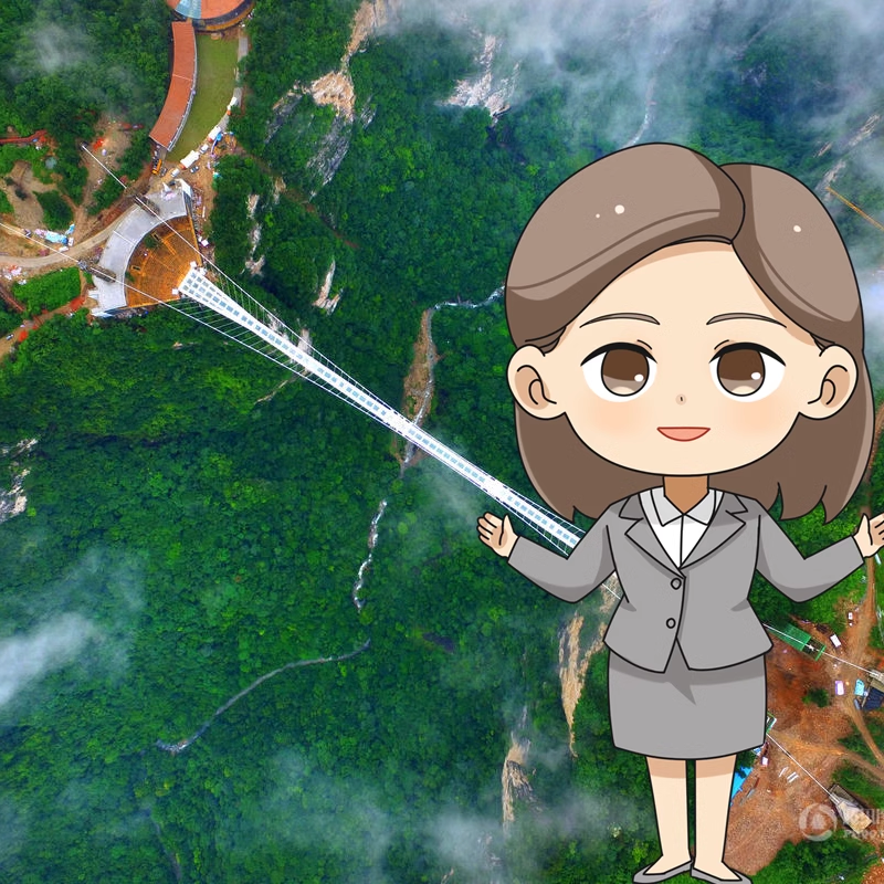 长沙湖南张家界旅游2天1晚纯玩大峡谷玻璃桥黄龙洞天门山上门接送