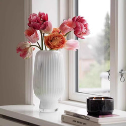 ins Scandinavian Fenton-Style Ornaments, High-Quality Hydroponic Flower Arrangements, Decorative Dining Table Fenton Simple Flower Glass Vase