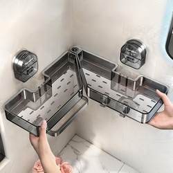 Bathroom Suction Cup Corner Sink Shelf Wall-Mounted Makeup Room Wall Toilet Sink Faucet Storage Rack