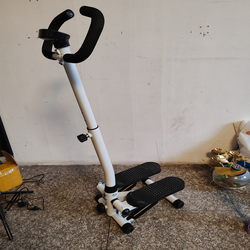 Adjustable Height Stepper with Handrails for Home Use, Body Shaping Stepper, Ultra-Quiet Leg and Waist Twisting Foot Pedal Machine