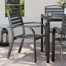 Outdoor Tables and Chairs, Courtyard, Outdoor Garden, Cafe Dining Table, Plastic Wood, Waterproof, Open-Air Balcony, Leisure Tables and Chairs