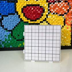 Drawing Board】2.6Mm Bead Board with 52 Pegs, High Temperature Resistant, Anti-Scalding, Durable and Non-Deformable