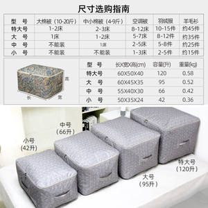 
Batch of moisture-proof printed Oxford cloth quilts clothing storage organizer bag household appliances quilt dust-proof