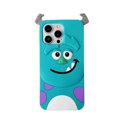 Sully Monsters Inc Girls Phone Cases Covers 3D Silicone TPU iPhone 15, iPhone 14, iPhone 13, iPhone 12,