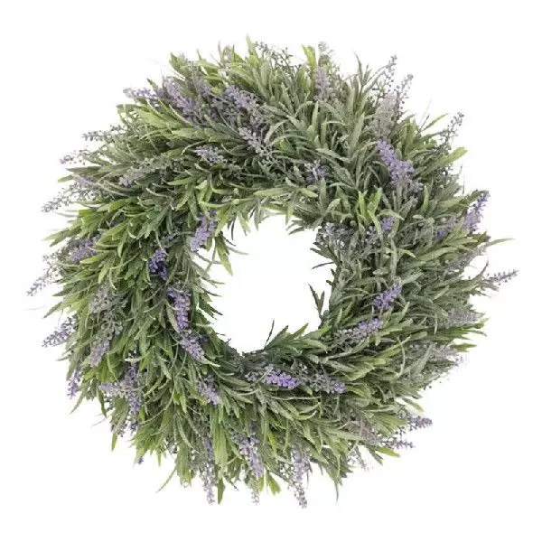 New Lavender Wreath Artificial Green Leaves Flower House-Taobao