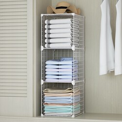 Wardrobe Storage Organizer: Clothing Divider Board for Closet, Wardrobe Partition, Sorting and Layering Rack